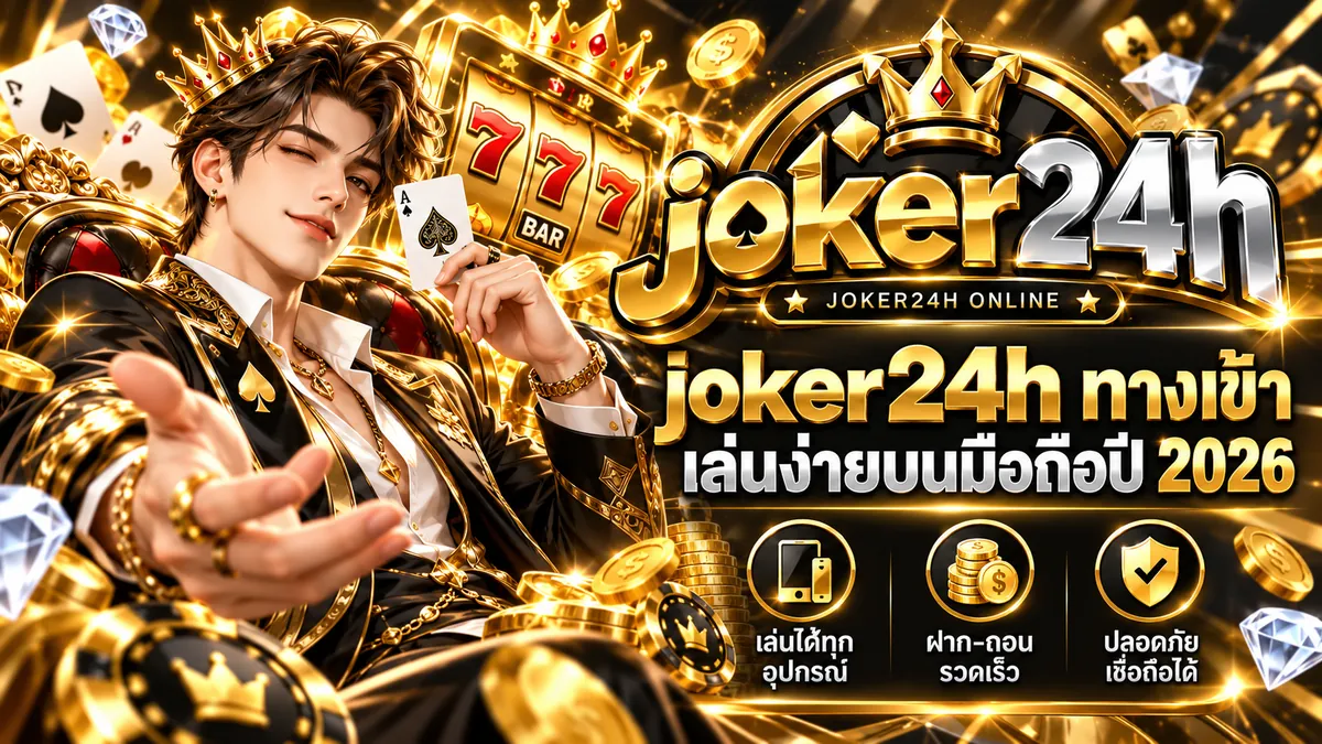 joker24h ทางเข้า เล่นง่ายบนมือถือปี 2026