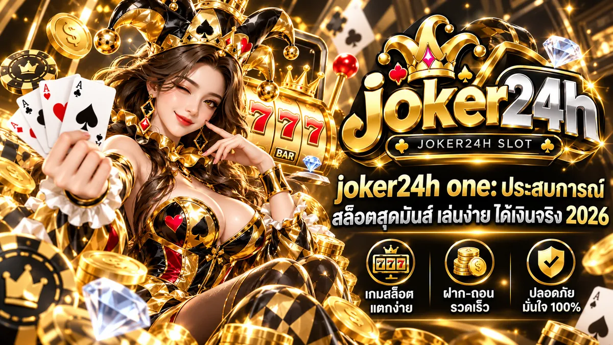 joker24h one: ประสบการณ์สล็อตสุดมันส์ เล่นง่าย ได้เงินจริง 2026