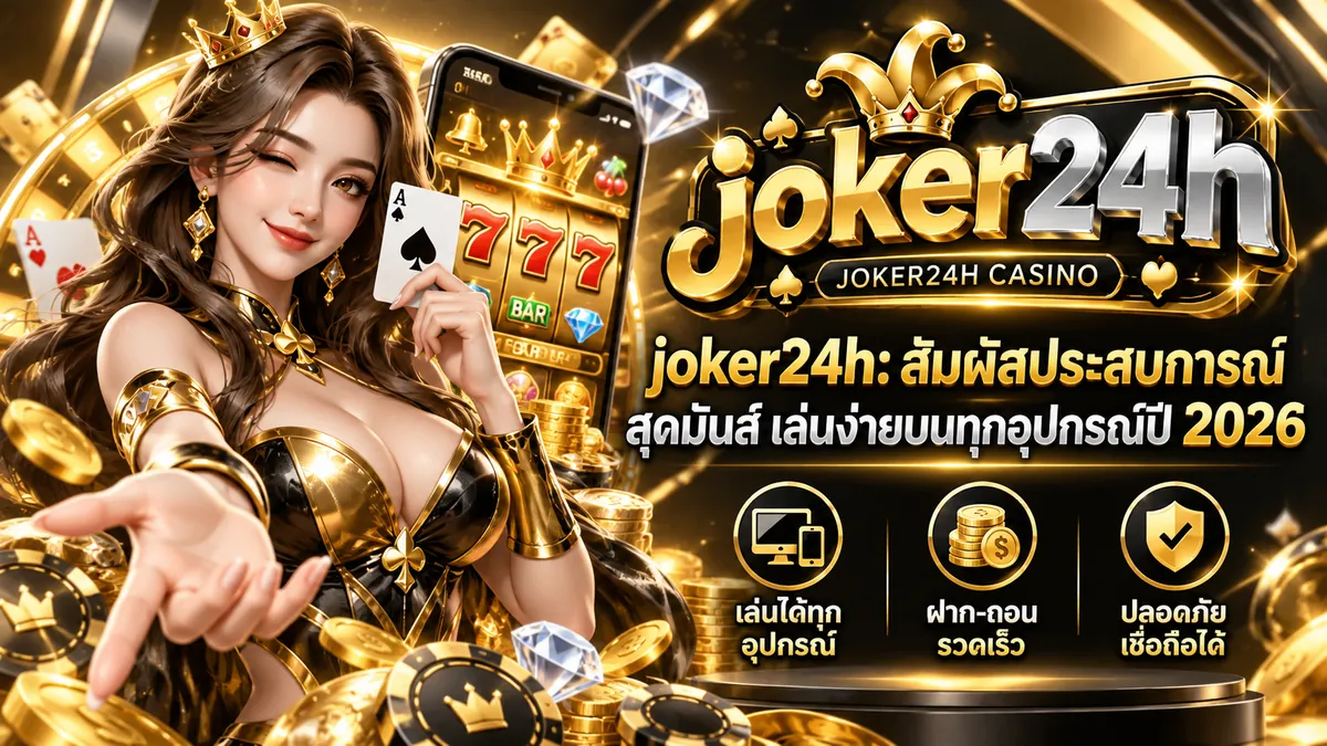 joker24h: สัมผัสประสบการณ์สุดมันส์ เล่นง่ายบนทุกอุปกรณ์ปี 2026